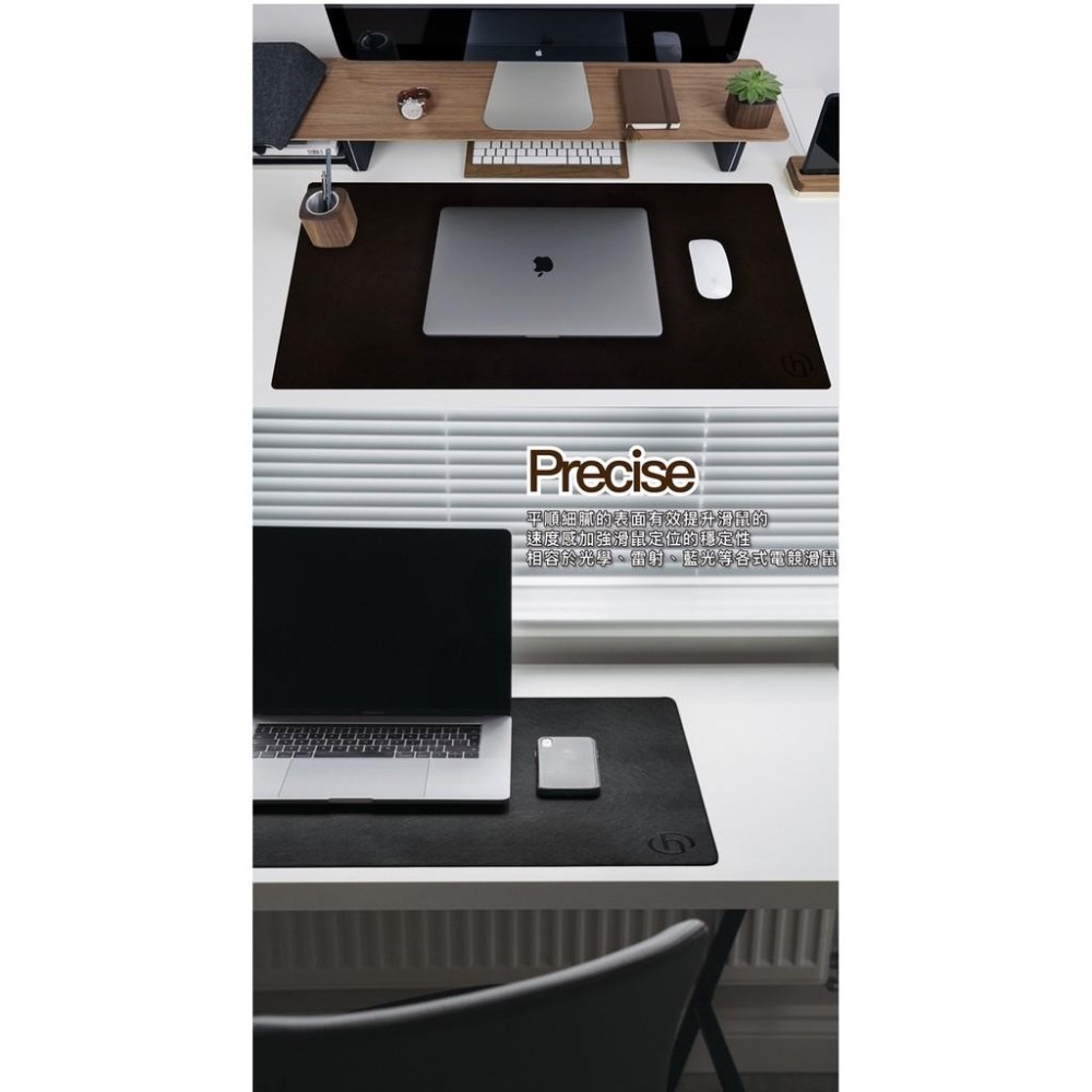 HARK 經典皮革鼠墊/辦公室桌墊-細節圖6