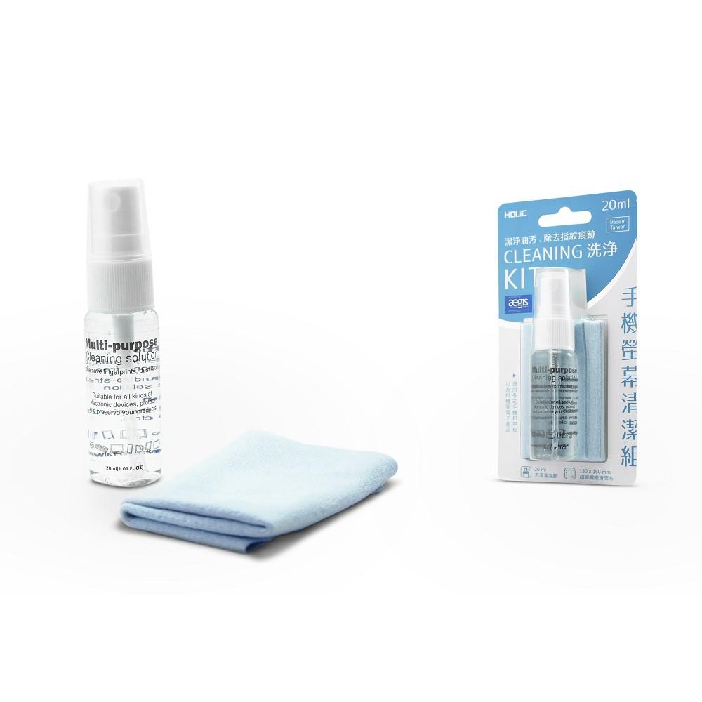 HOLiC 去污抗菌螢幕清潔組 擦拭布+清潔液-細節圖3