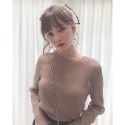 甜心貓~現貨。限時超殺優惠！【原包裝】日單 GRL 兩件套楊柳褶皺彈性上衣+牛奶絲背心 六色 SML-規格圖11