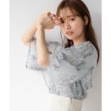甜心貓💕現貨。 23年新色入~日本再入荷！日單 mysty woman 強力推薦款 花卉小繡花五分袖上衣 多色 均碼-規格圖11