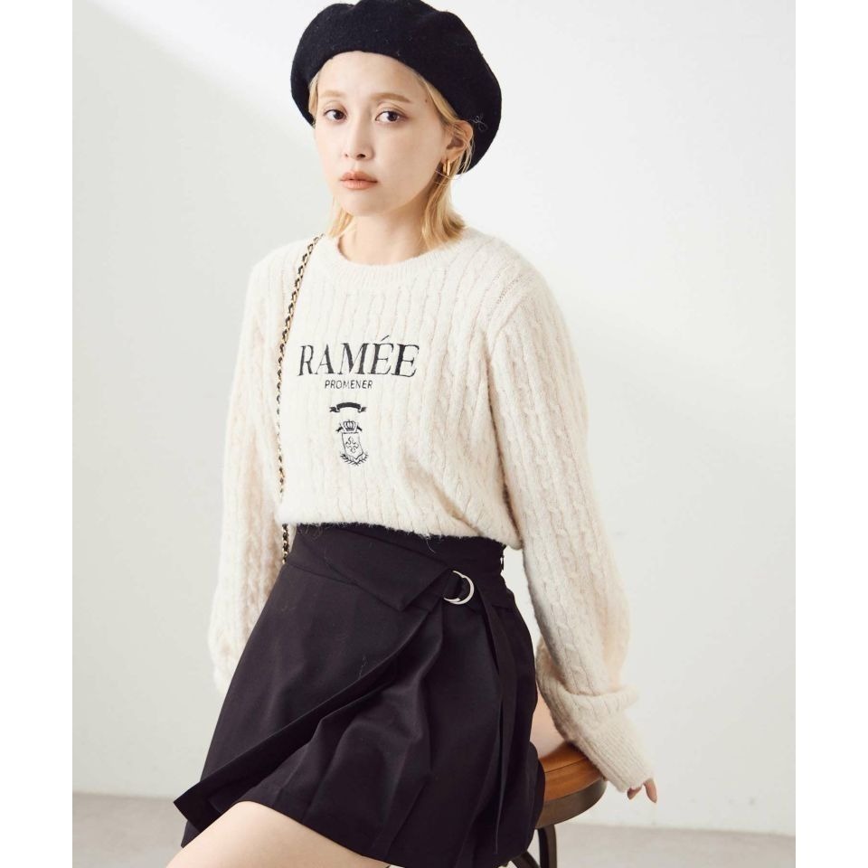 甜心貓💕預購。日單 NICE CLAUP 百搭D型扣環腰帶百褶裙 有安全褲 四色 均碼-細節圖8