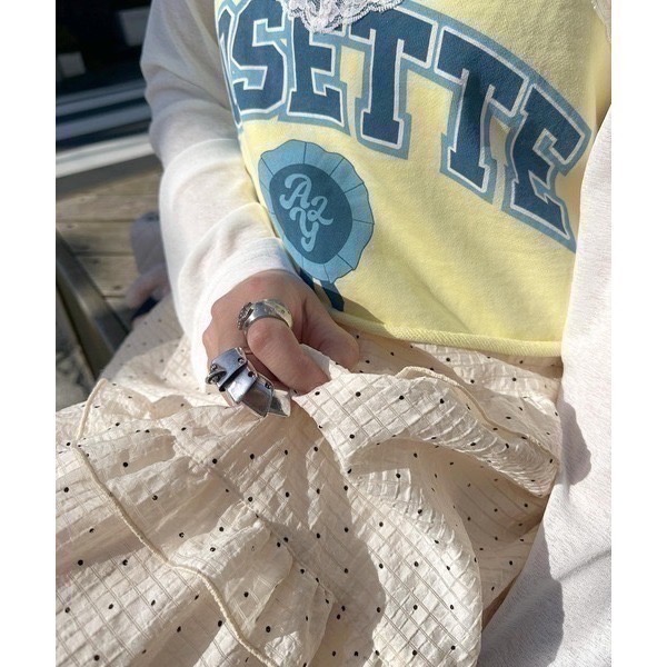 甜心貓💕現貨。【Alley】by w closet  日本熱賣款可疊穿多層荷葉邊吊帶裙 三色均碼 連衣裙肩帶裙-規格圖11