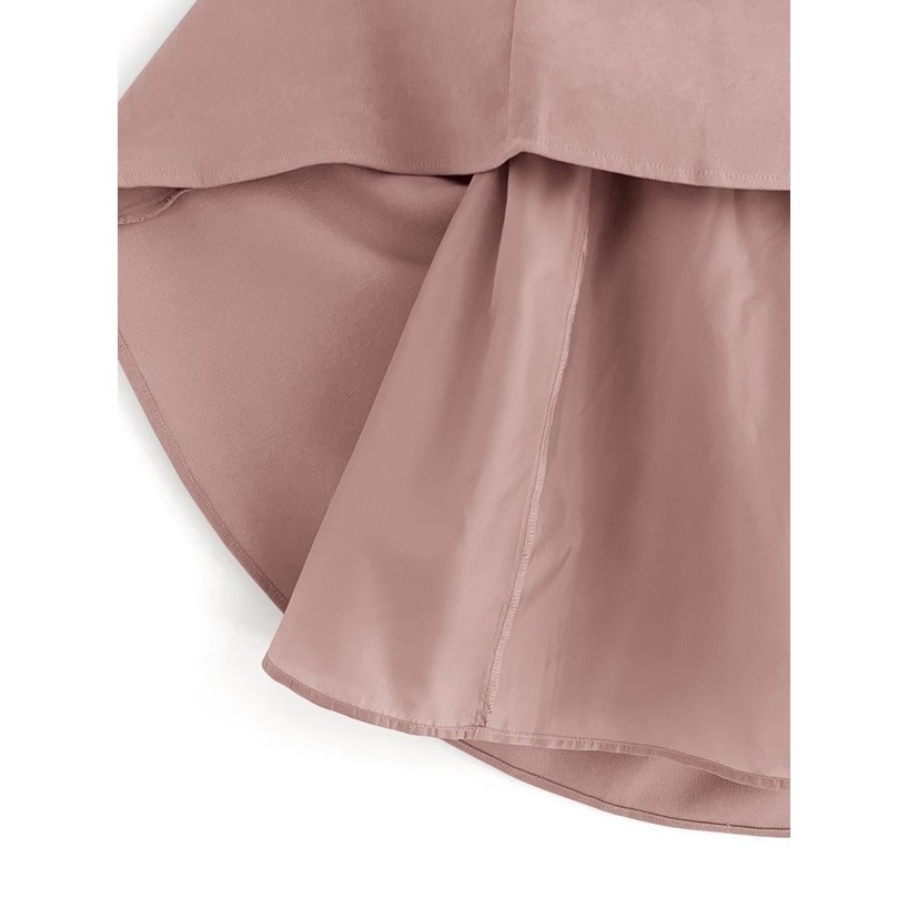 甜心貓💕少量現貨有標~日單 GRL 顯瘦高腰單排釦裝飾半身裙 三色 SML 長裙 A字裙-細節圖10