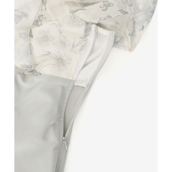 甜心貓~少量現貨。日單 MAJESTIC LEGON 假兩件荷葉邊修身洋裝 連衣裙 連身裙 SM 多色-細節圖11