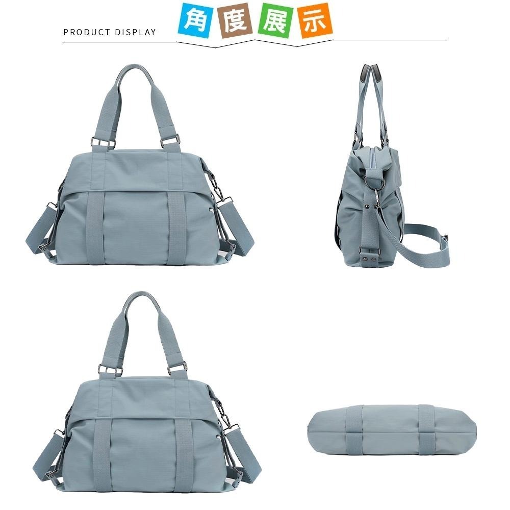 SPRING-學院風通勤大款托特包 大學生上課通勤14吋筆電大款肩背包 旅行肩背包-多色-細節圖3