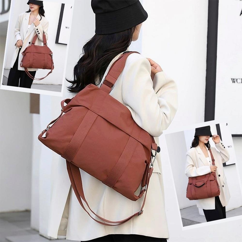 SPRING-學院風通勤大款托特包 大學生上課通勤14吋筆電大款肩背包 旅行肩背包-多色-細節圖6