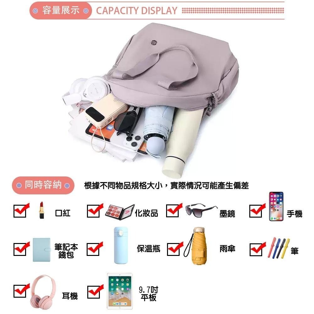 SPRING-學院風通勤2way後背包 大學生上課通勤2用肩背包 旅行後背包-多色-細節圖7