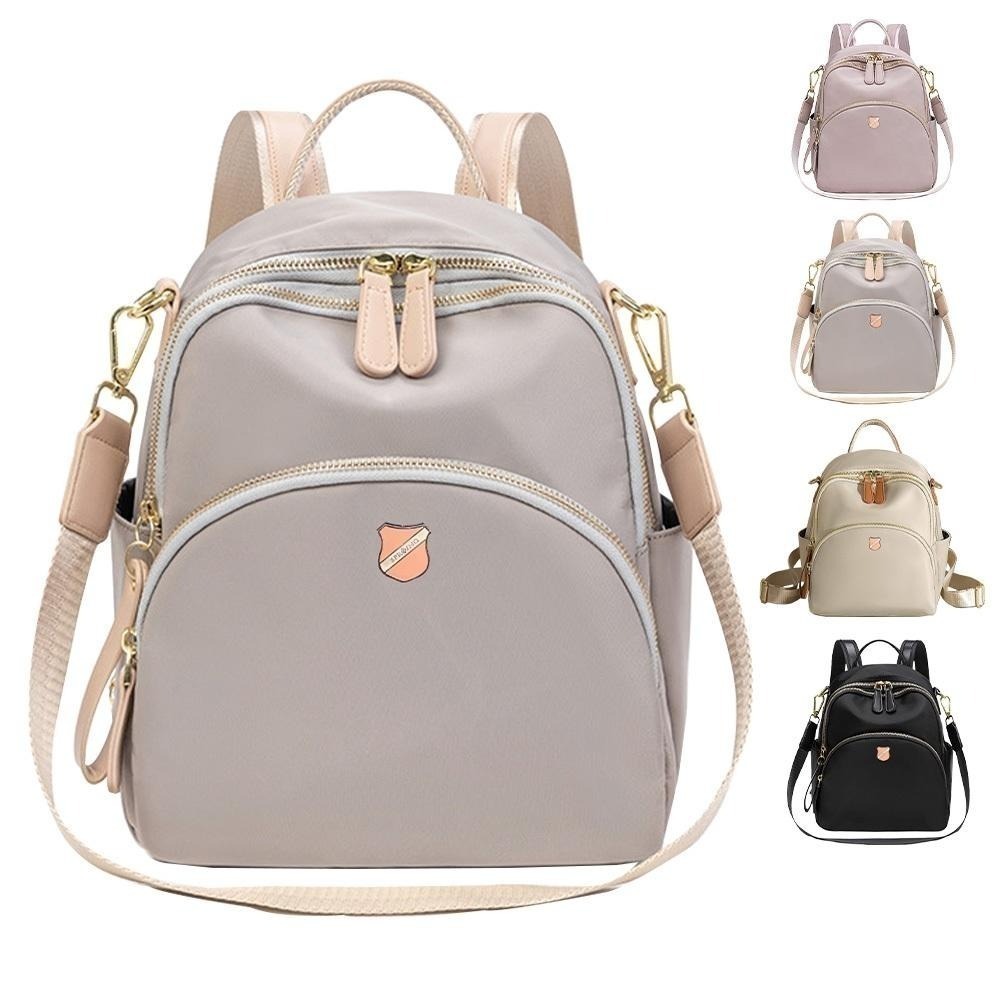 SPRING-簡約尼龍後背包休閒後背包3way小款後背包-多色-細節圖2