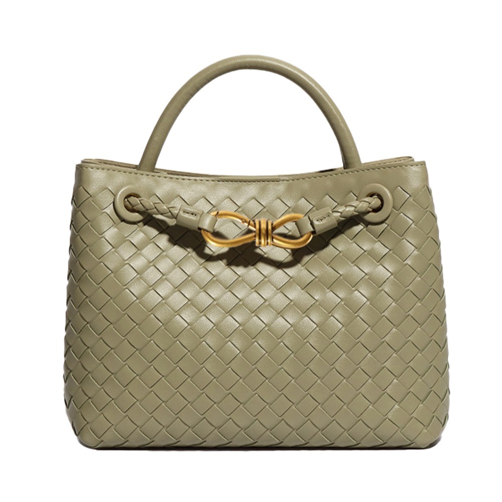 SPRING-時尚手工編織肩背包 簡約質感手提小方包-多色-規格圖9