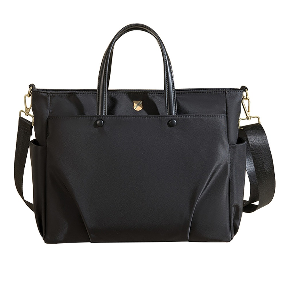 SPRING-尼龍肩背包大方包商務通勤手提包大容量電腦包輕旅行斜背包-多色-規格圖9