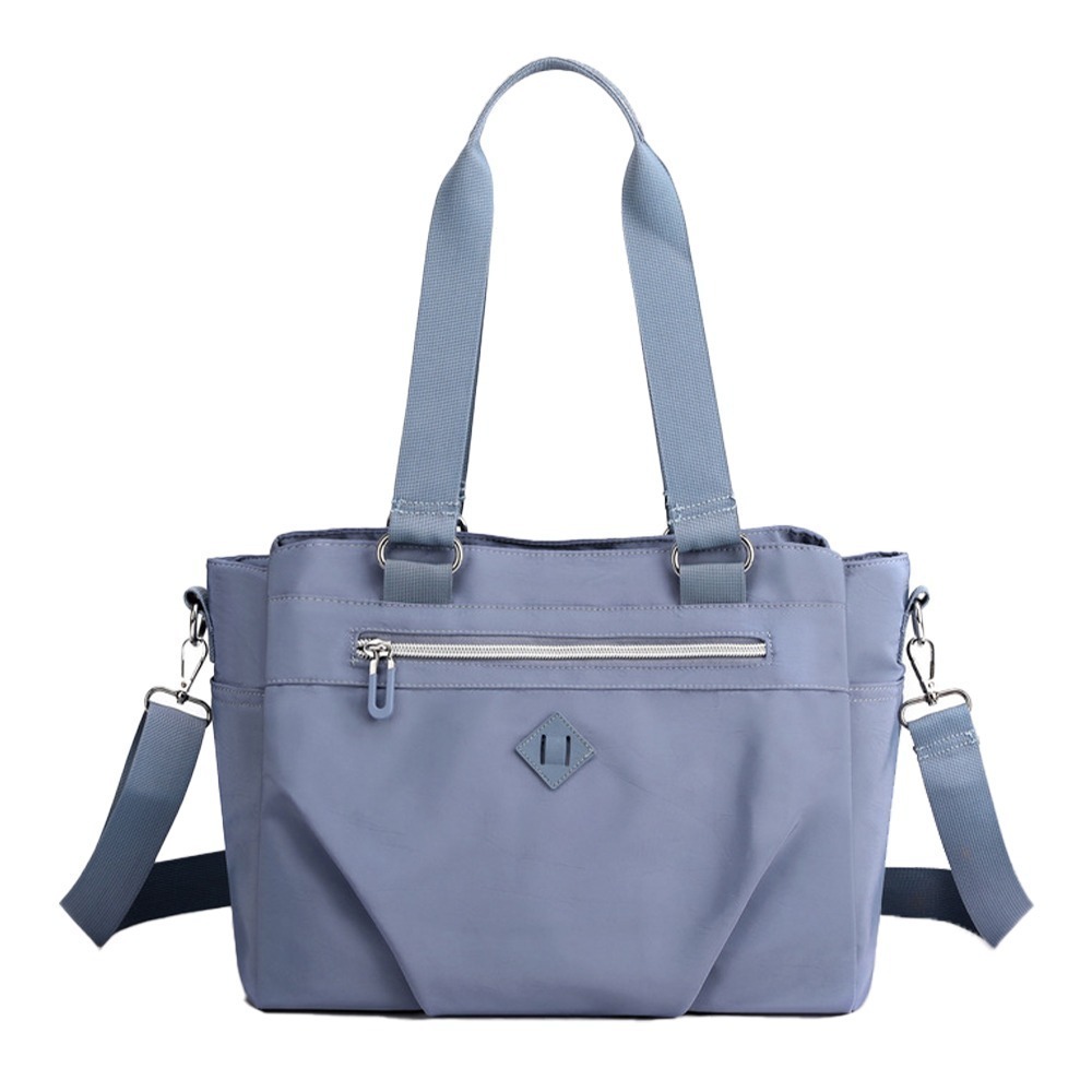 SPRING-學院風肩背斜背2用包防潑水耐磨耐刮三層大方包-多色-規格圖9