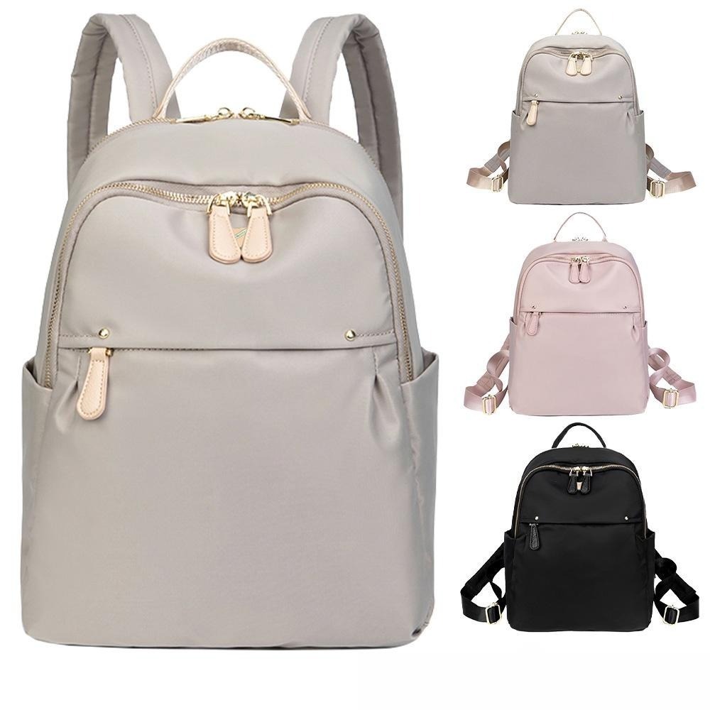 SPRING-尼龍後背包韓版百搭後背包大容量學生後背包旅行後背包-多色-細節圖2