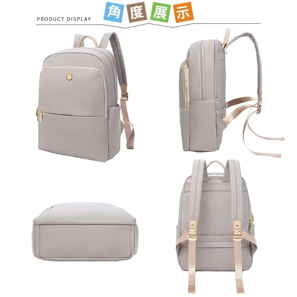 SPRNG-尼龍後背包14吋電腦後背包輕旅行後背包商務通勤後背包-多色-細節圖5