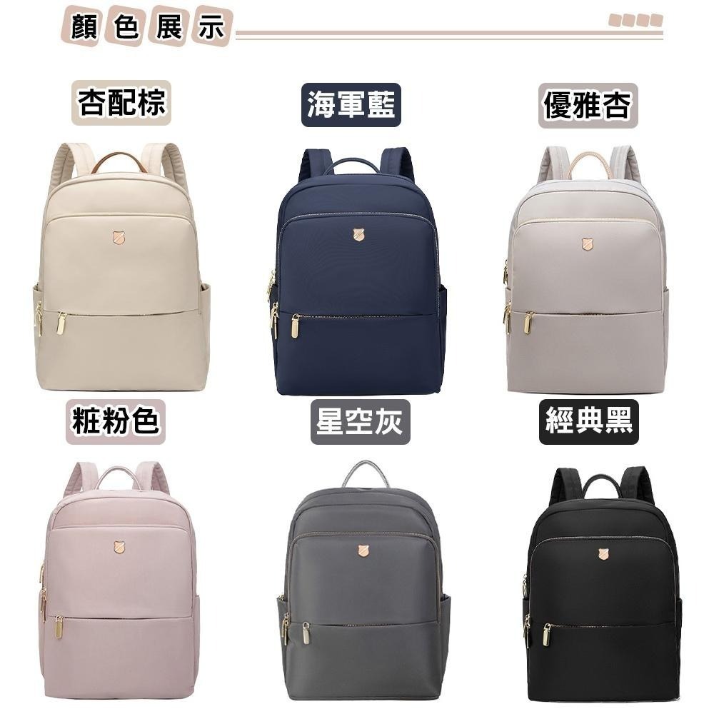 SPRNG-尼龍後背包14吋電腦後背包輕旅行後背包商務通勤後背包-多色-細節圖6