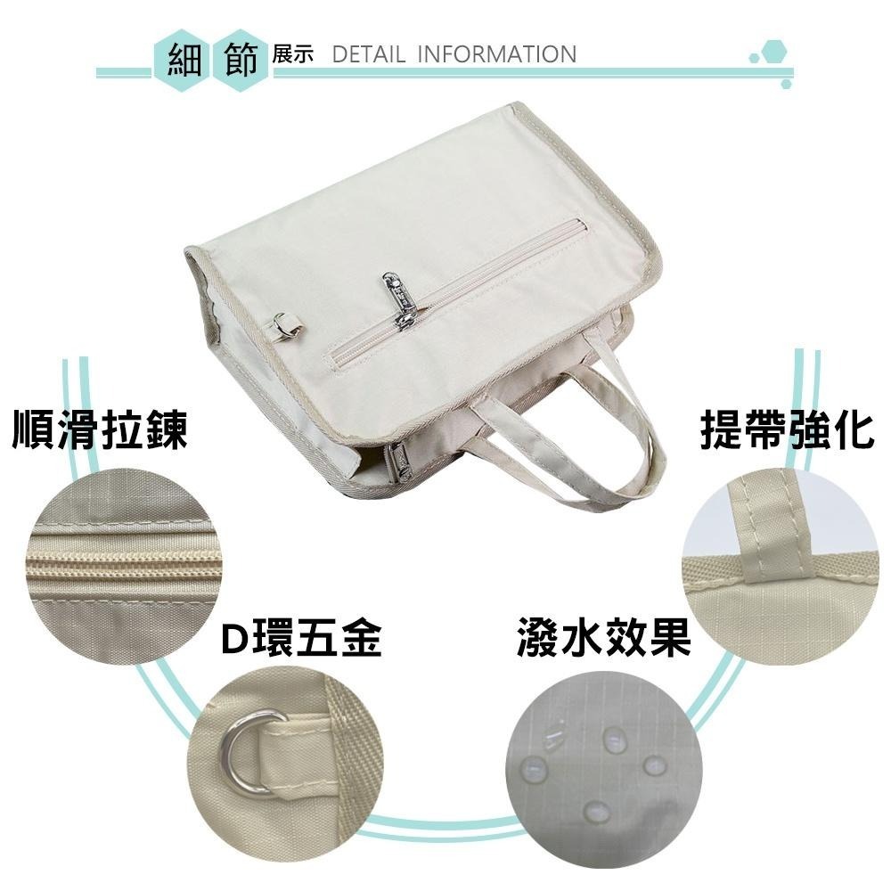 牛津布手提包中包 牛津布多口袋包中包 牛津布防潑水大容量手提收納包-多色-細節圖3