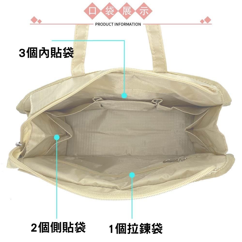 牛津布手提包中包 牛津布多口袋包中包 牛津布防潑水大容量手提收納包-多色-細節圖6