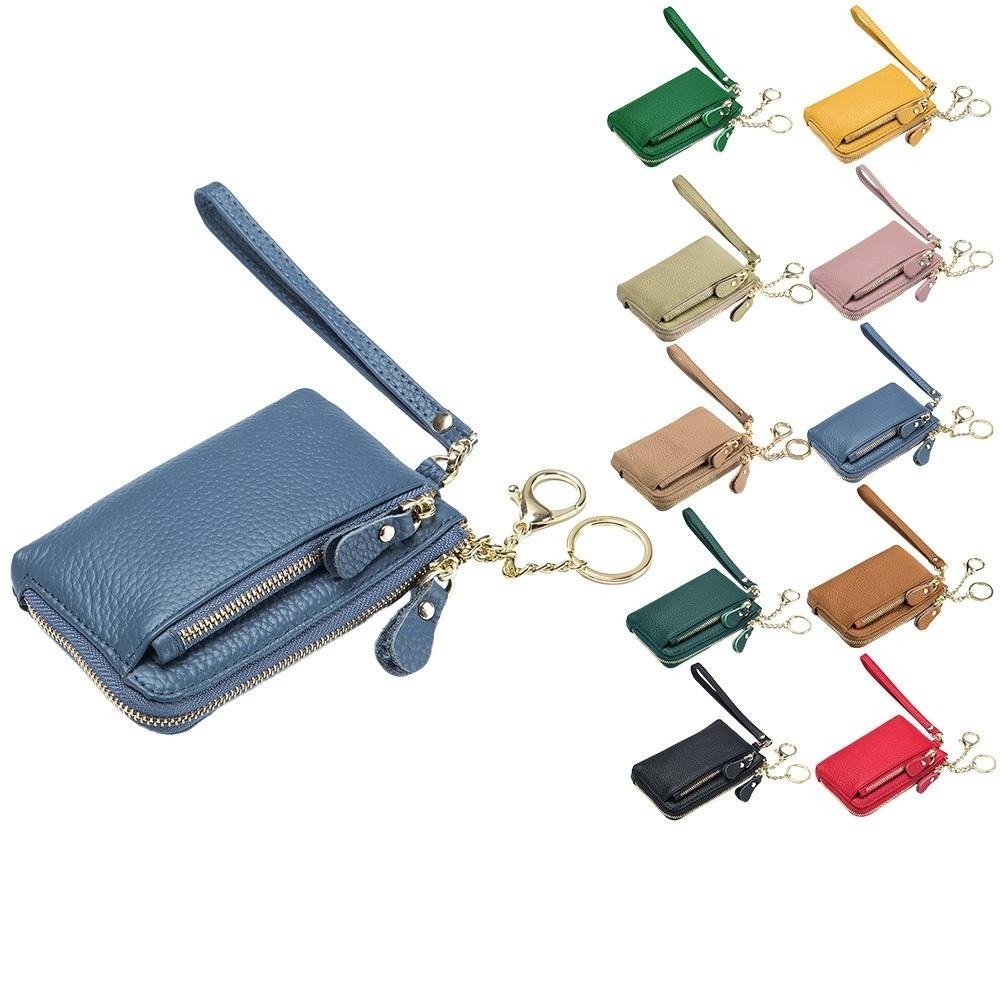 【牛皮零錢包】SPRING-真皮頭層牛皮短夾零錢包 招財真皮頭層牛皮錢包牛皮男女通用-多色-細節圖2