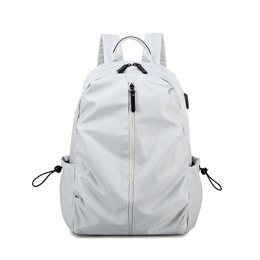 SPRING-尼龍布筆電商務後背包 輕量大容量防潑水耐磨透氣 14吋筆電防震後背包 情侶後背包 A4尼龍後背包-多色-規格圖9