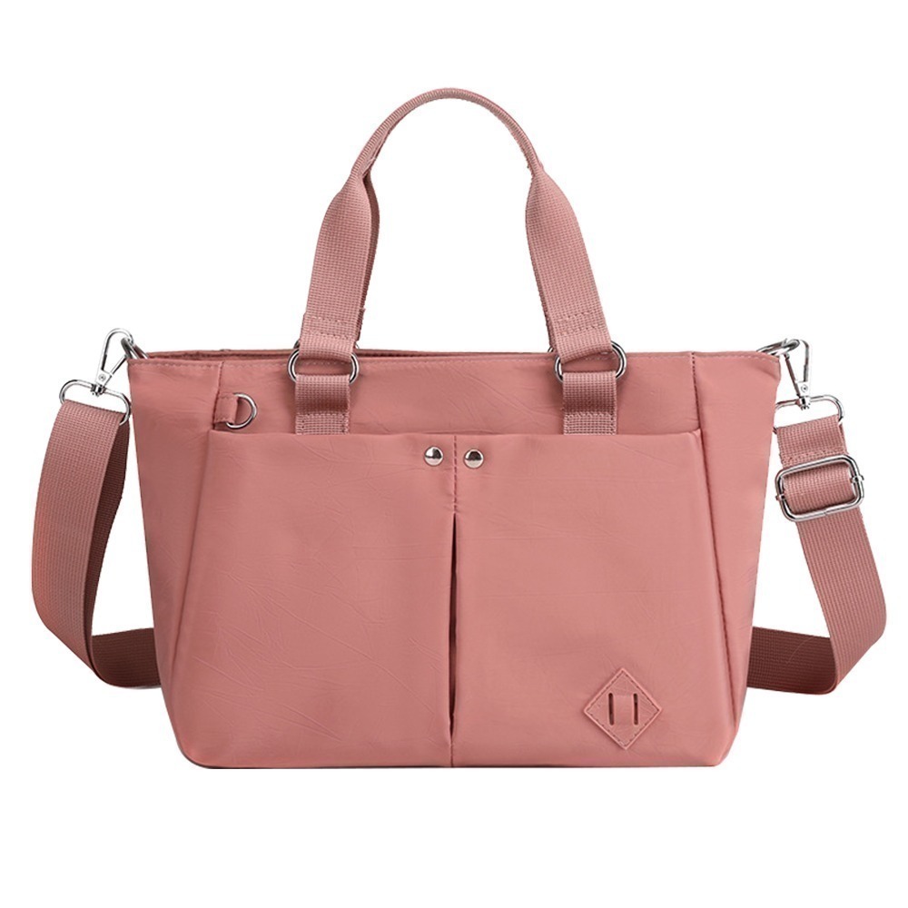 SPRING-學院風手提斜背2用包防潑水耐磨耐刮水餃包-多色-規格圖8