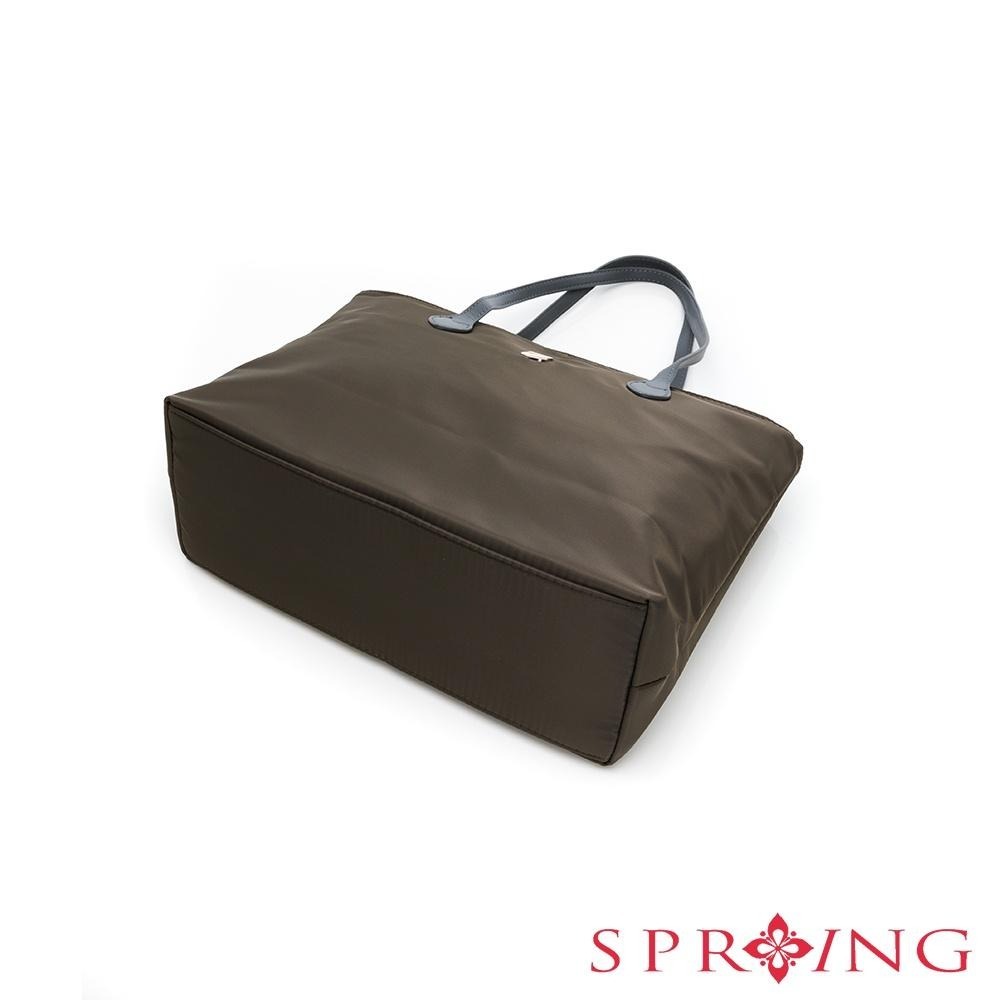 SPRING-質感尼龍托特包大肩背包商務輕便肩背包-多色-細節圖6