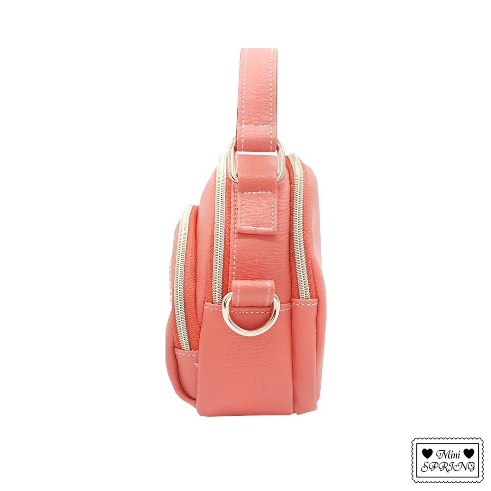 MINI SPRING-經典法式餅乾小巧包 皮質斜背包 皮質手提包 MIT台灣製造皮包 -多色-細節圖5