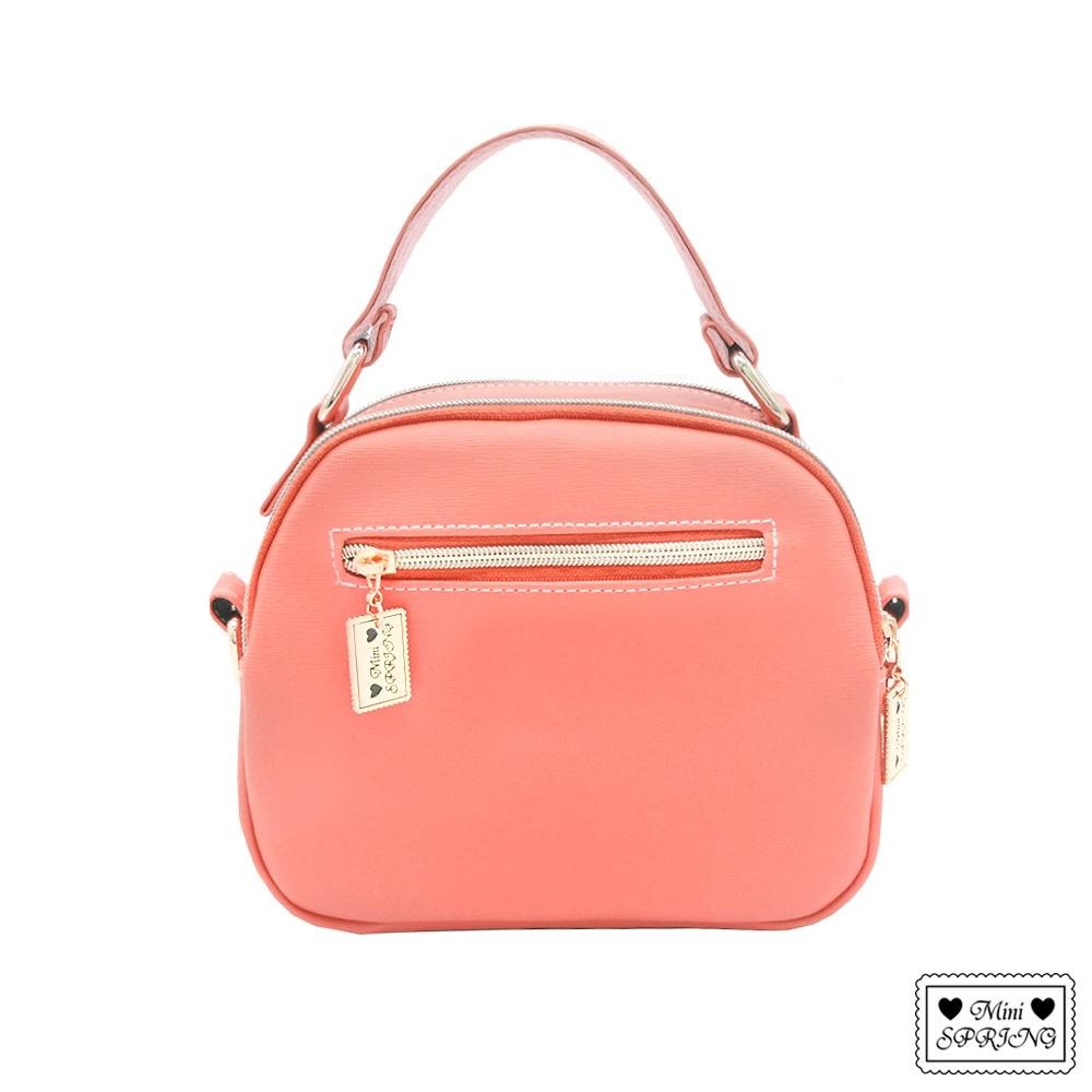 MINI SPRING-經典法式餅乾小巧包 皮質斜背包 皮質手提包 MIT台灣製造皮包 -多色-細節圖6