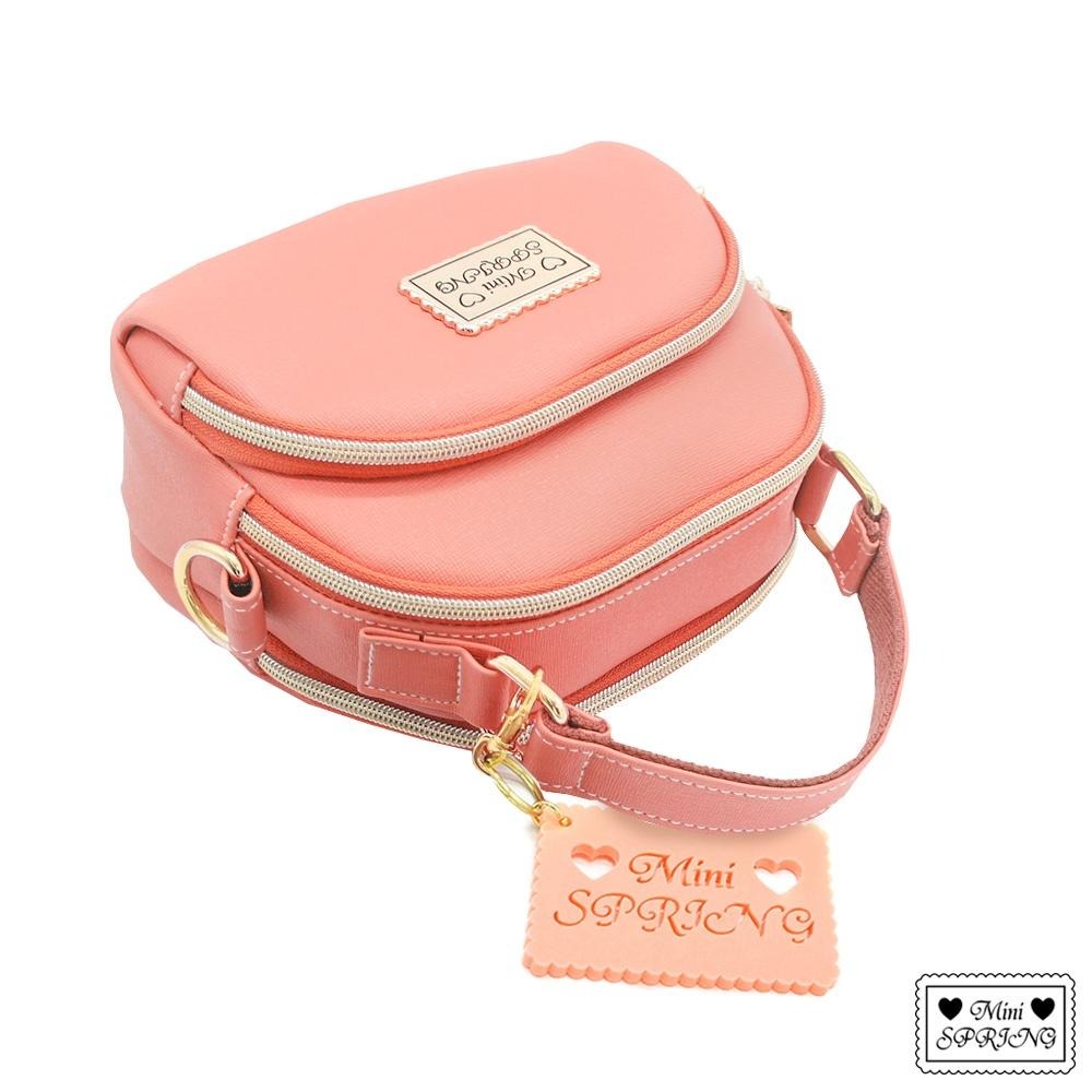 MINI SPRING-經典法式餅乾小巧包 皮質斜背包 皮質手提包 MIT台灣製造皮包 -多色-細節圖7