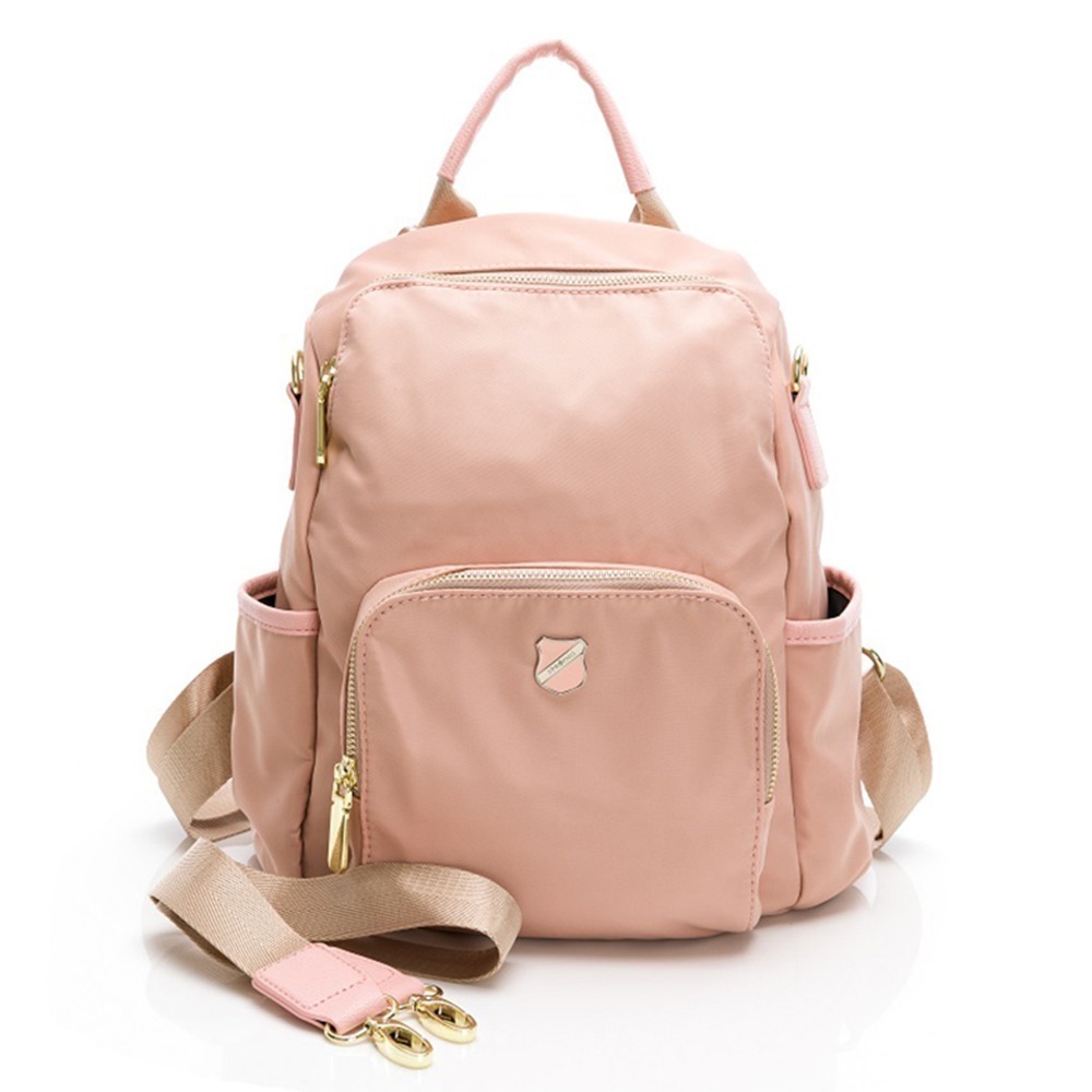 SPRING-未來質感系列尼龍防盜後背兩用包小號 防盜後背包 可肩背可後背雙肩包 防潑水後背包- 多色(可側背)-規格圖9