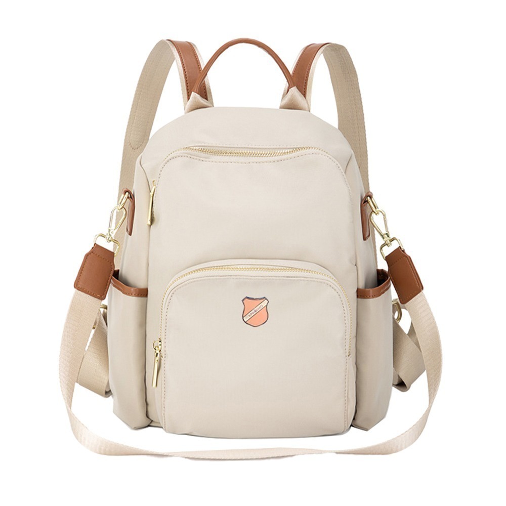 SPRING-未來質感系列尼龍防盜後背兩用包小號 防盜後背包 可肩背可後背雙肩包 防潑水後背包- 多色(可側背)-規格圖9