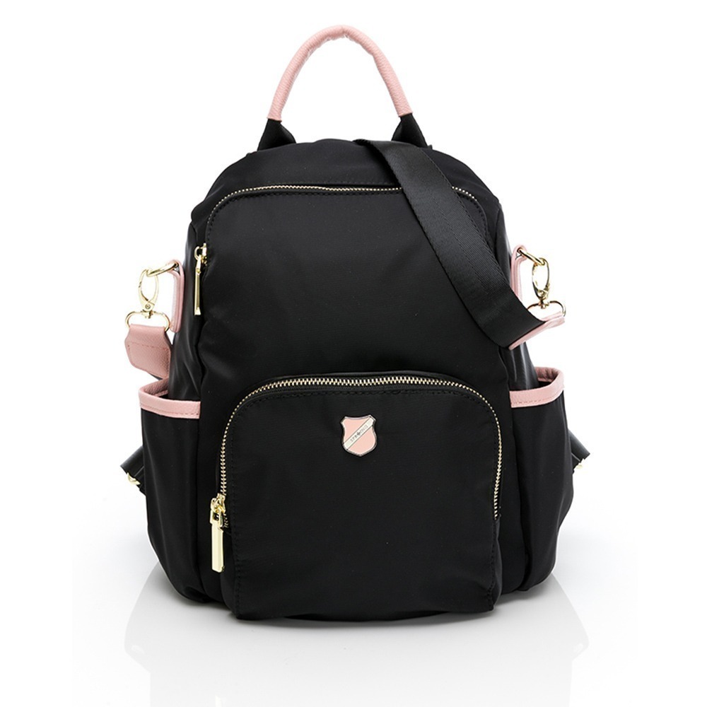 SPRING-未來質感系列尼龍防盜後背兩用包小號 防盜後背包 可肩背可後背雙肩包 防潑水後背包- 多色(可側背)-規格圖9