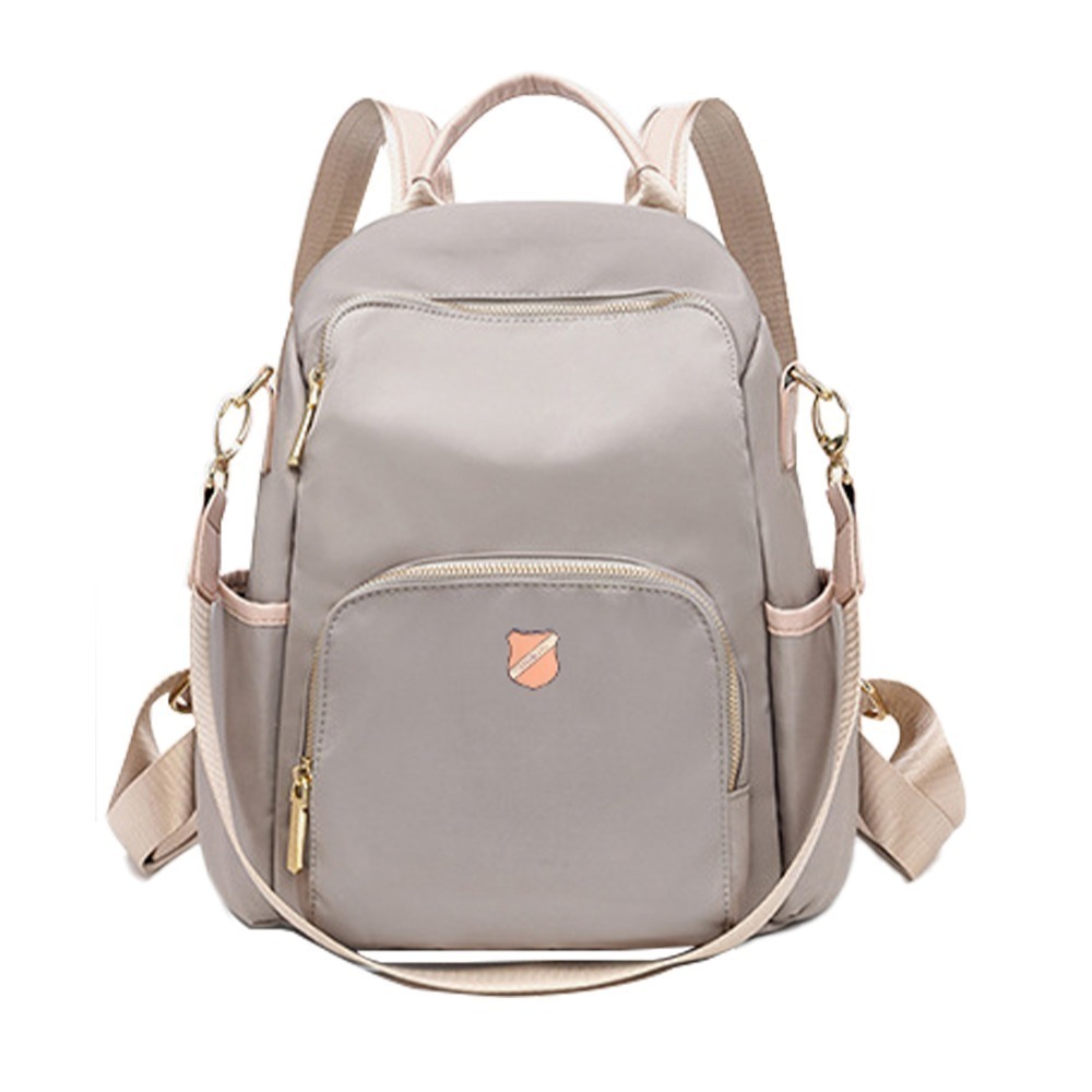 SPRING-未來質感系列尼龍防盜後背兩用包小號 防盜後背包 可肩背可後背雙肩包 防潑水後背包- 多色(可側背)-規格圖9