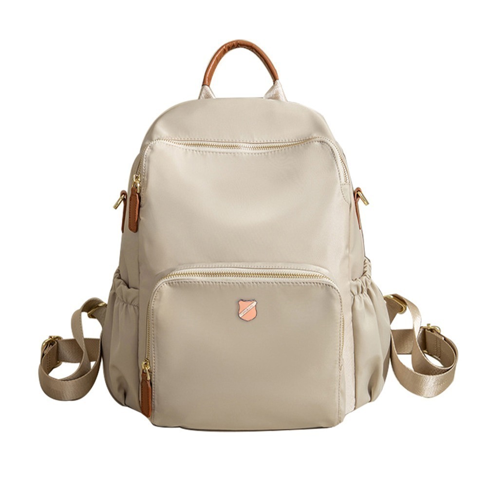 SPRING-尼龍後背包 防盜後背包 可肩背後背包 尼龍雙肩包 多口袋後背包 大容量後背包 -大款(多色)-規格圖8