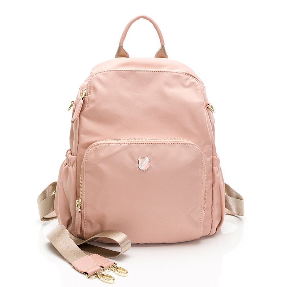 SPRING-尼龍後背包 防盜後背包 可肩背後背包 尼龍雙肩包 多口袋後背包 大容量後背包 -大款(多色)-規格圖8