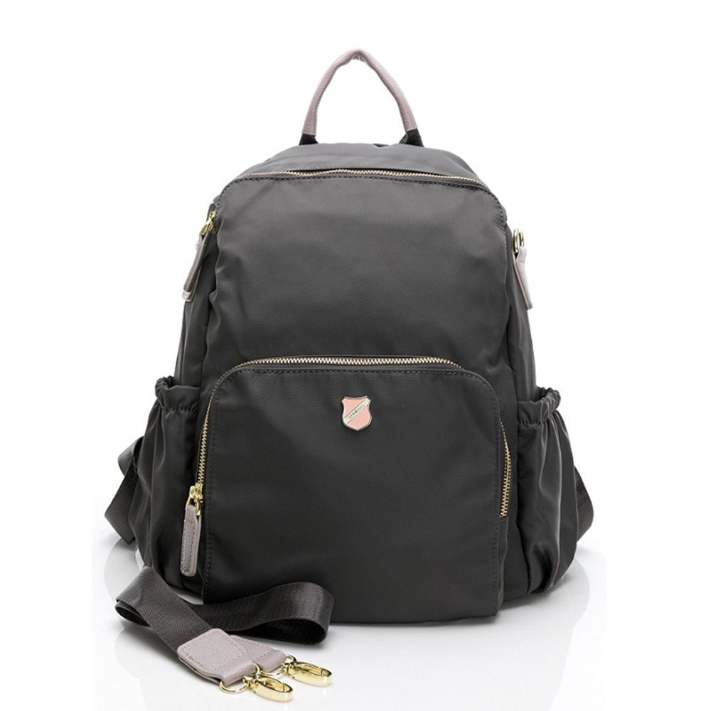 SPRING-尼龍後背包 防盜後背包 可肩背後背包 尼龍雙肩包 多口袋後背包 大容量後背包 -大款(多色)-規格圖8