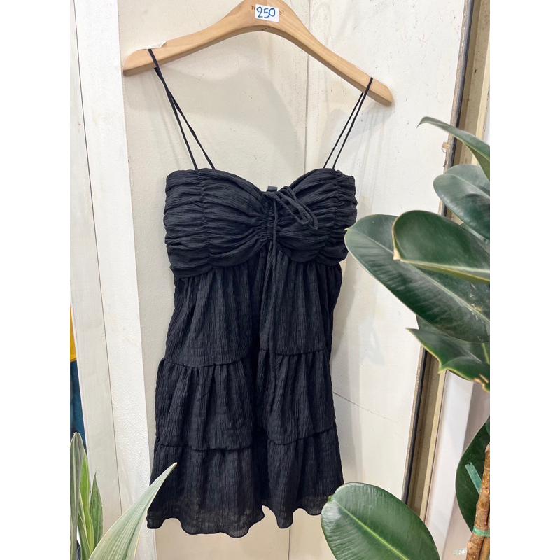 🌺泰國多巴胺色系🇹🇭泰國實拍 前綁帶桃心領吊帶短洋-細節圖4