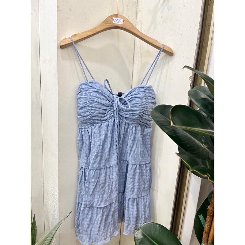 🌺泰國多巴胺色系🇹🇭泰國實拍 前綁帶桃心領吊帶短洋-細節圖7