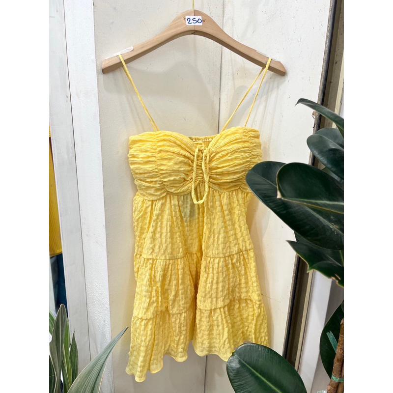 🌺泰國多巴胺色系🇹🇭泰國實拍 前綁帶桃心領吊帶短洋-細節圖9