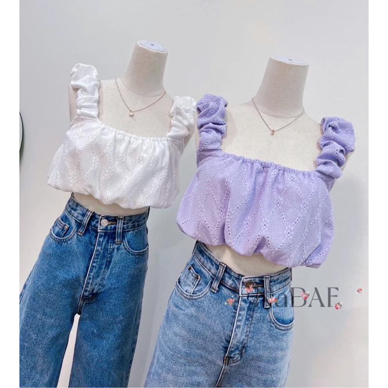 泰國人間芭比𝑩𝒂𝒓𝒃𝒊𝒆 🎀空運來台🇹🇭泰系多巴胺雲朵方領背心-細節圖2