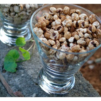 【佳瑞發．黑糖薏仁。純素】 無添加防腐劑及人工色素，爆米花的另一種健康美味 台灣 零食 爆薏仁-細節圖3