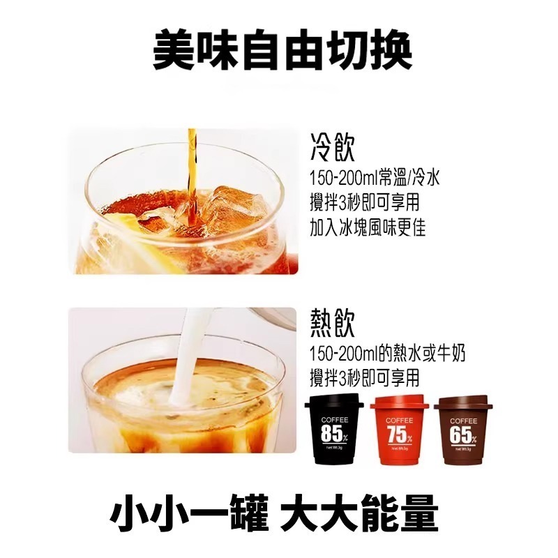 【佳瑞發‧冷萃濃縮咖啡85%｜75%｜65%】0度C萃取｜快速溶解｜黑咖啡 冷萃咖啡 即溶黑咖啡-細節圖4