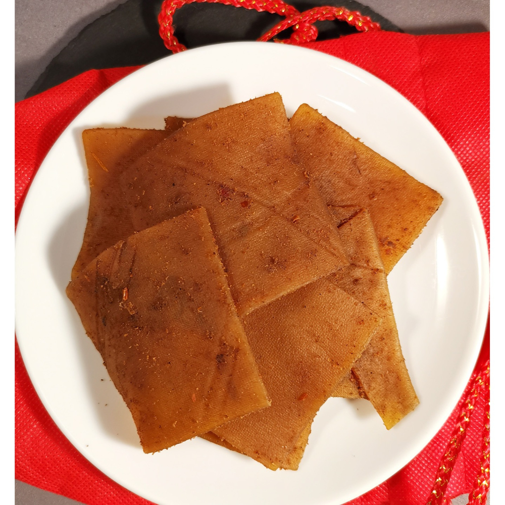 【佳瑞發‧大四方干】非基改豆干 大尺寸造型，薄片豆干，香辣有嚼勁。 純素-細節圖2