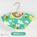 最後特惠📣 MuslinTree 360度針織棉防水花邊圍兜/TPU防水/無熒光/0-6歲可用/兜+DeChance-規格圖8