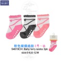 現貨賠售出清📣 美國正品新生兒 寶寶止滑襪 毛圈襪 防滑襪/三對一組/可選/0-6M+DeChance-規格圖10