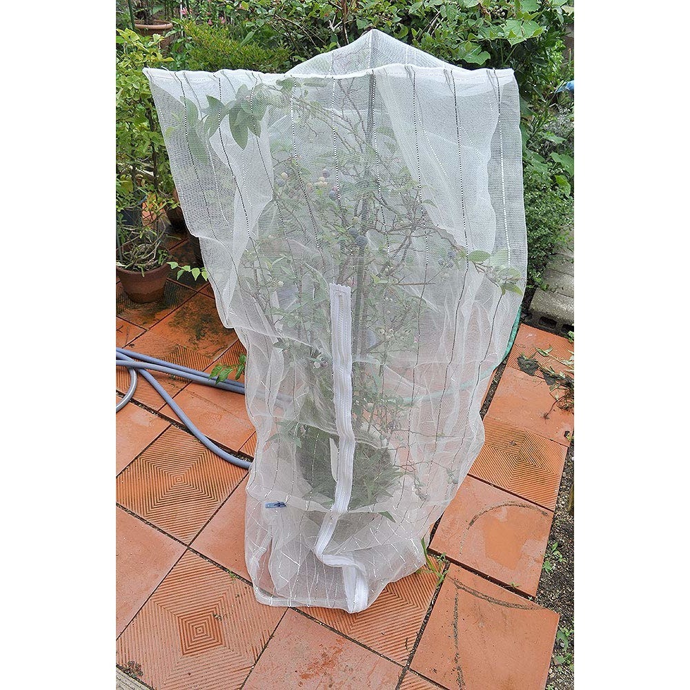 日本 防蟲 防鳥 網罩 (適用直徑42cm以下圓形花盆使用, 不含支架)-細節圖3