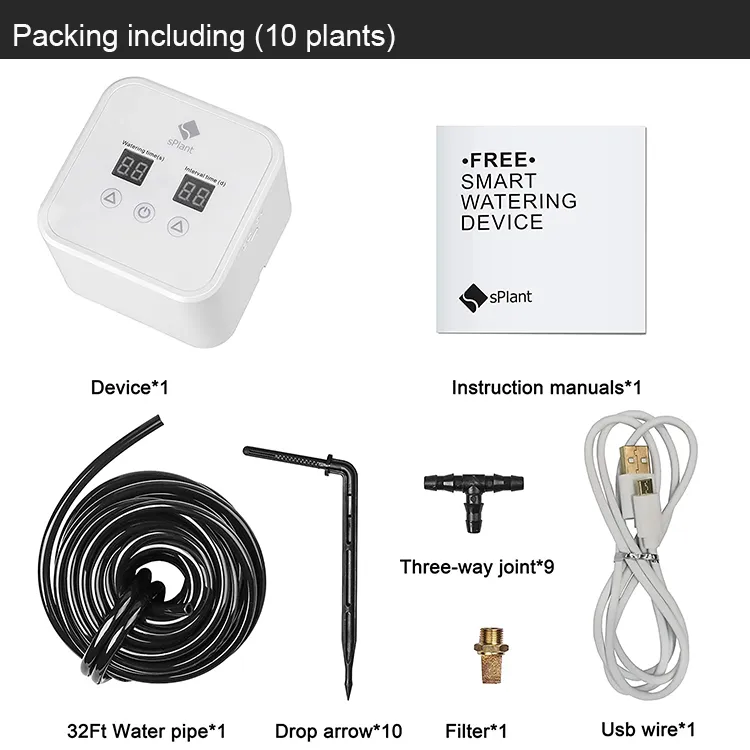 義大利團隊設計 sPlant自動澆花器 可使用電池或USB供電  不需找插座 可獨立抽水不須水龍頭 泵升級可支援到15支-細節圖3