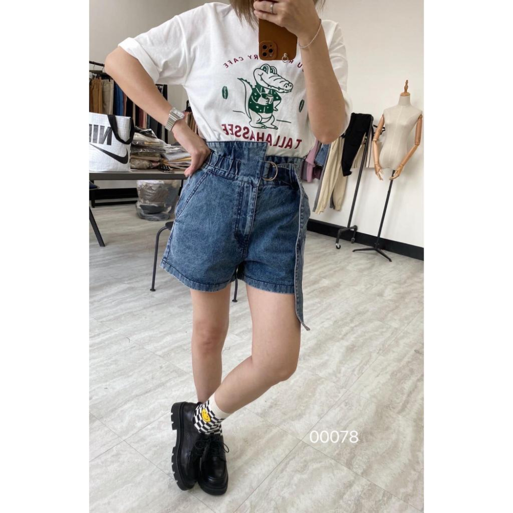 現貨！！⭐𝙈𝙖 𝙘𝙝𝙚𝙧𝙚⭐️ 現貨實拍 韓國咖啡豆鱷魚卡通TEE (現貨售完不補)-細節圖6
