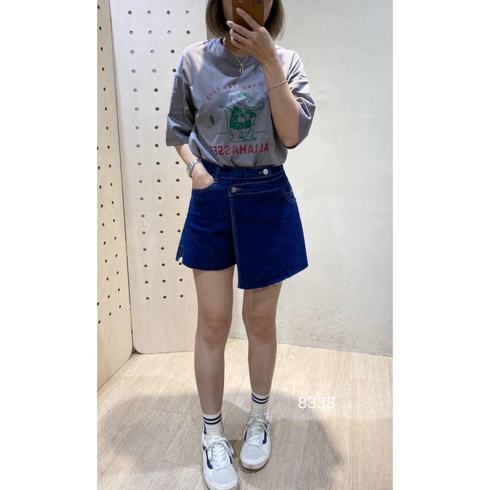 現貨！！⭐𝙈𝙖 𝙘𝙝𝙚𝙧𝙚⭐️ 現貨實拍 韓國咖啡豆鱷魚卡通TEE (現貨售完不補)-細節圖9
