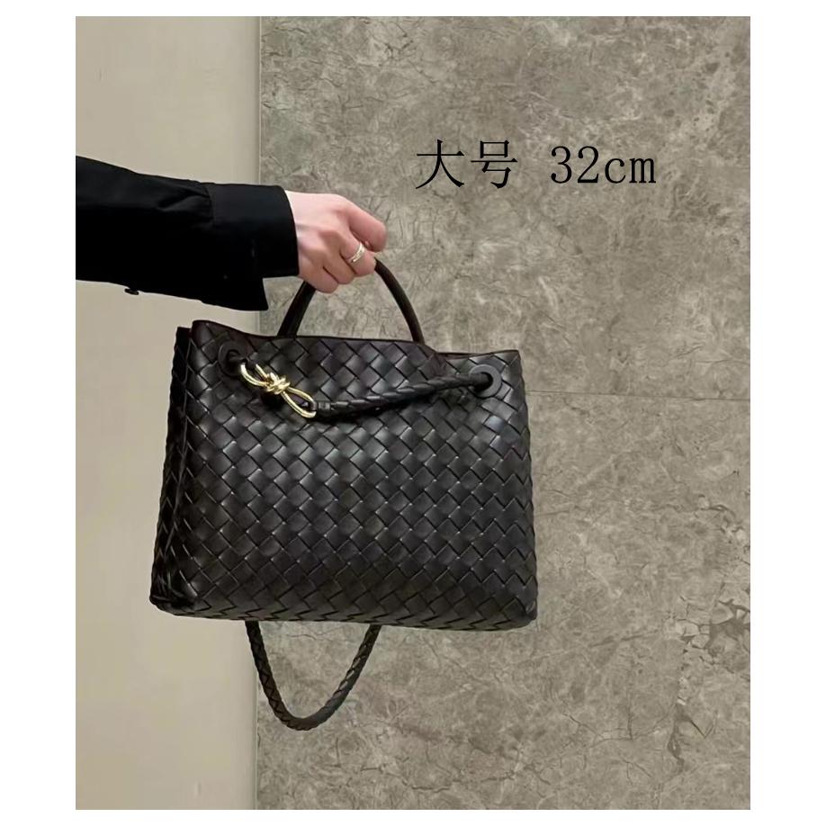 ⭐𝙈𝙖 𝙘𝙝𝙚𝙧𝙚⭐️ 現貨實拍 無限金屬扣繩編織牛皮托特包 真皮托特手提包 (預購)-細節圖5