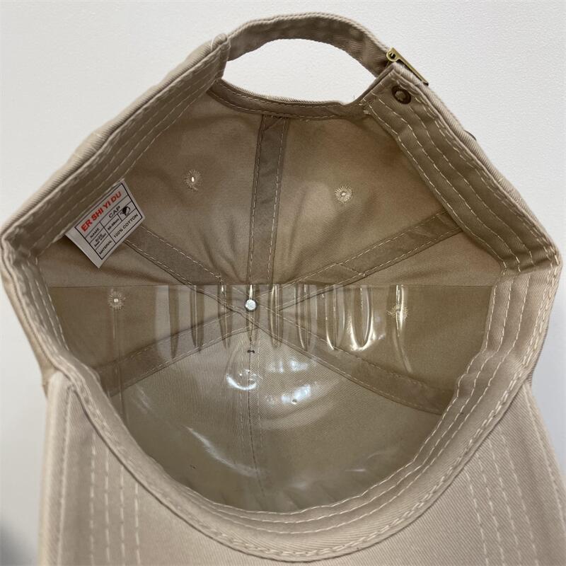 ⭐𝙈𝙖 𝙘𝙝𝙚𝙧𝙚⭐ 現貨實拍 純色破壞感棒球帽 (預購)-細節圖9