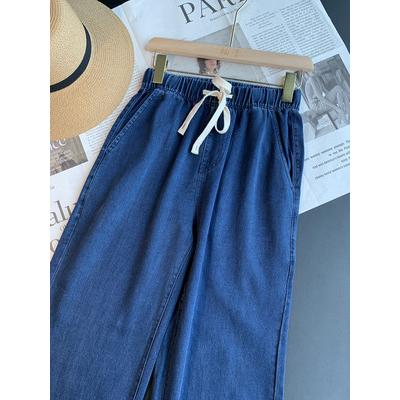 🔥現貨🔥 𝙈𝙖 𝙘𝙝𝙚𝙧𝙚 現貨實拍 天絲牛仔棉落地直筒褲 (預購)-細節圖6